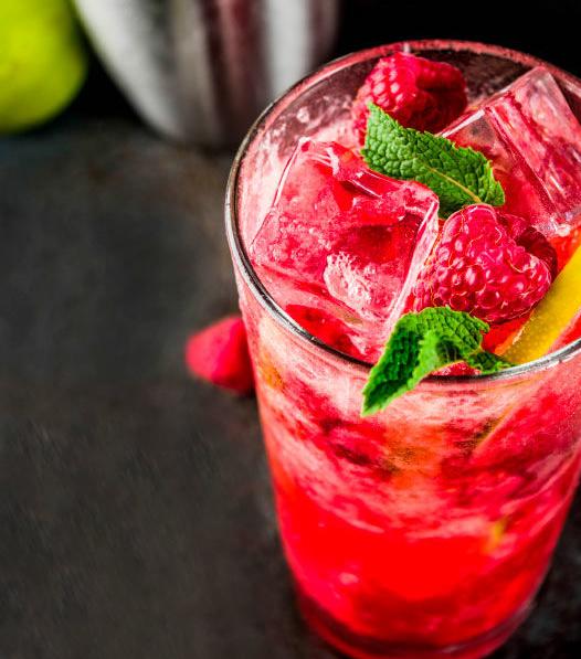 Berry Kombucha Cocktail